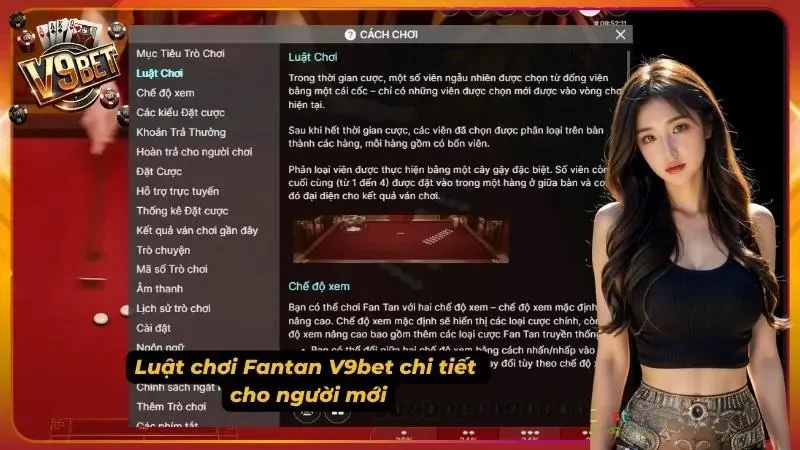 Fantan V9BET | Luật Chơi, Cửa Fan, Nim, Kwok, Tan 2 Ảnh minh họa luật chơi Fantan V9BET