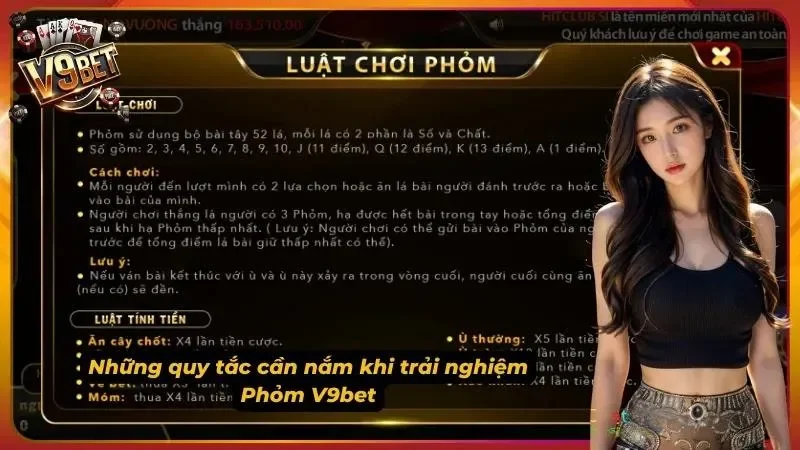 Phỏm V9BET | Luật Chơi Tá Lả, Cách Tính Điểm & Gửi Bài 3 Ảnh minh họa luật chơi Phỏm V9BET